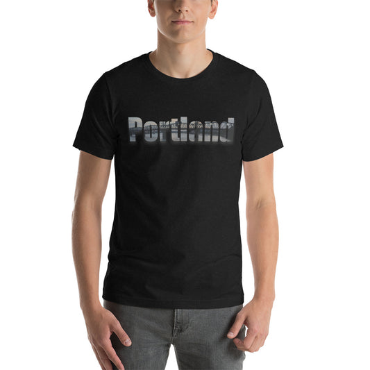 Portland Word Art Unisex t-shirt