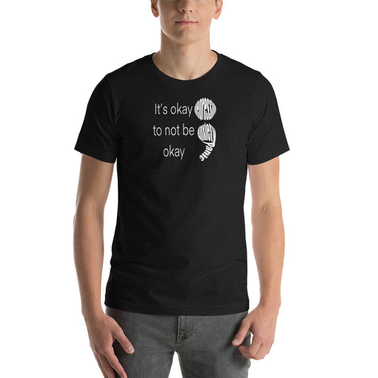 Semicolon Unisex t-shirt