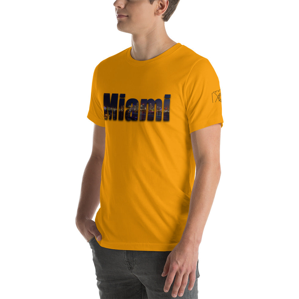 Miami Word Art Unisex t-shirt