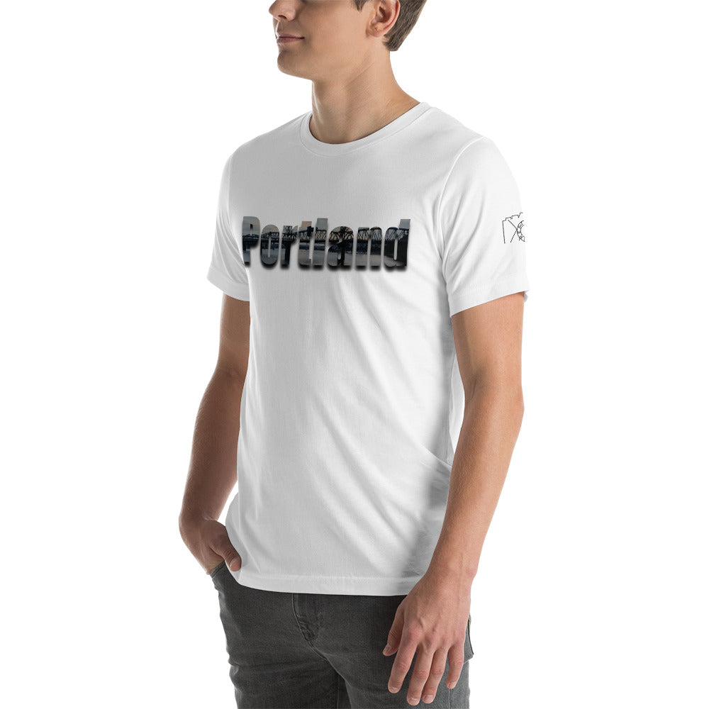 Portland Word Art Unisex t-shirt