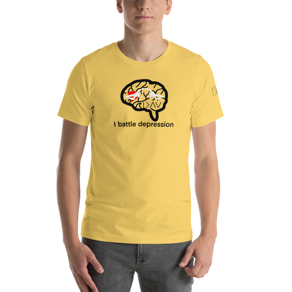 Battle Depression Unisex t-shirt