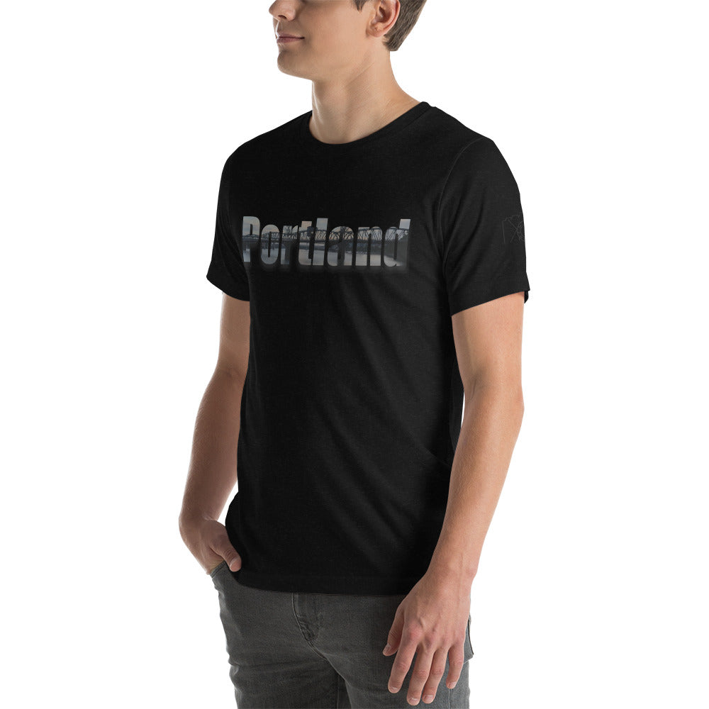 Portland Word Art Unisex t-shirt