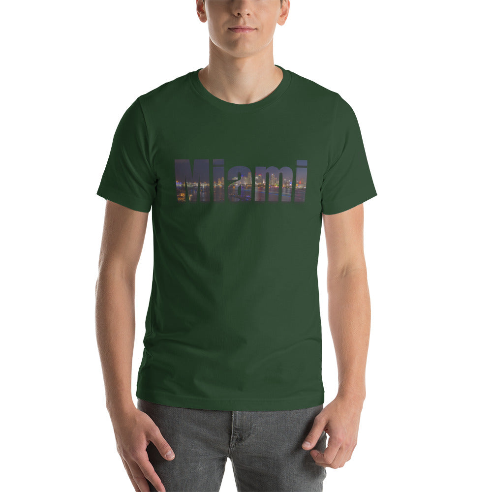 Miami Word Art Unisex t-shirt