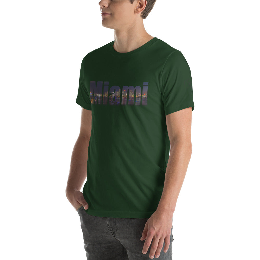 Miami Word Art Unisex t-shirt