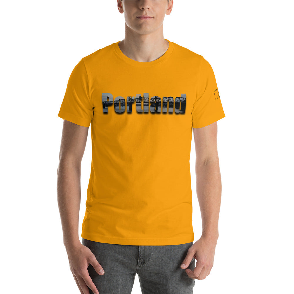 Portland Word Art Unisex t-shirt