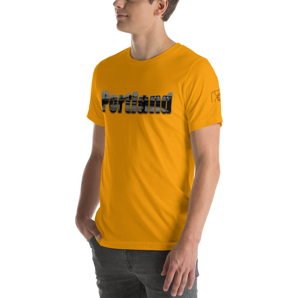 Portland Word Art Unisex t-shirt