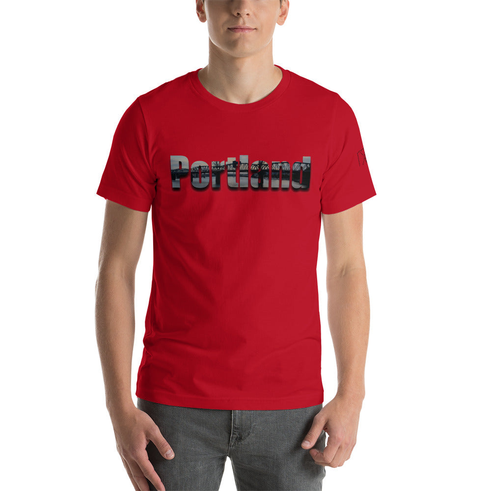 Portland Word Art Unisex t-shirt