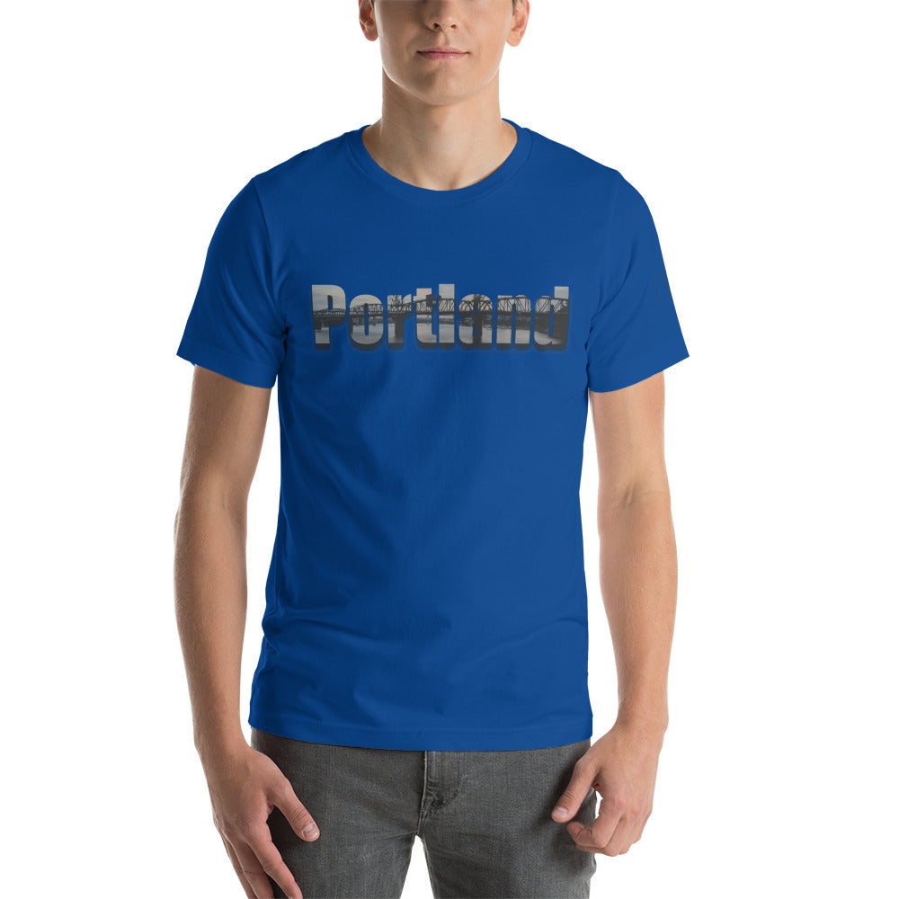 Portland Word Art Unisex t-shirt