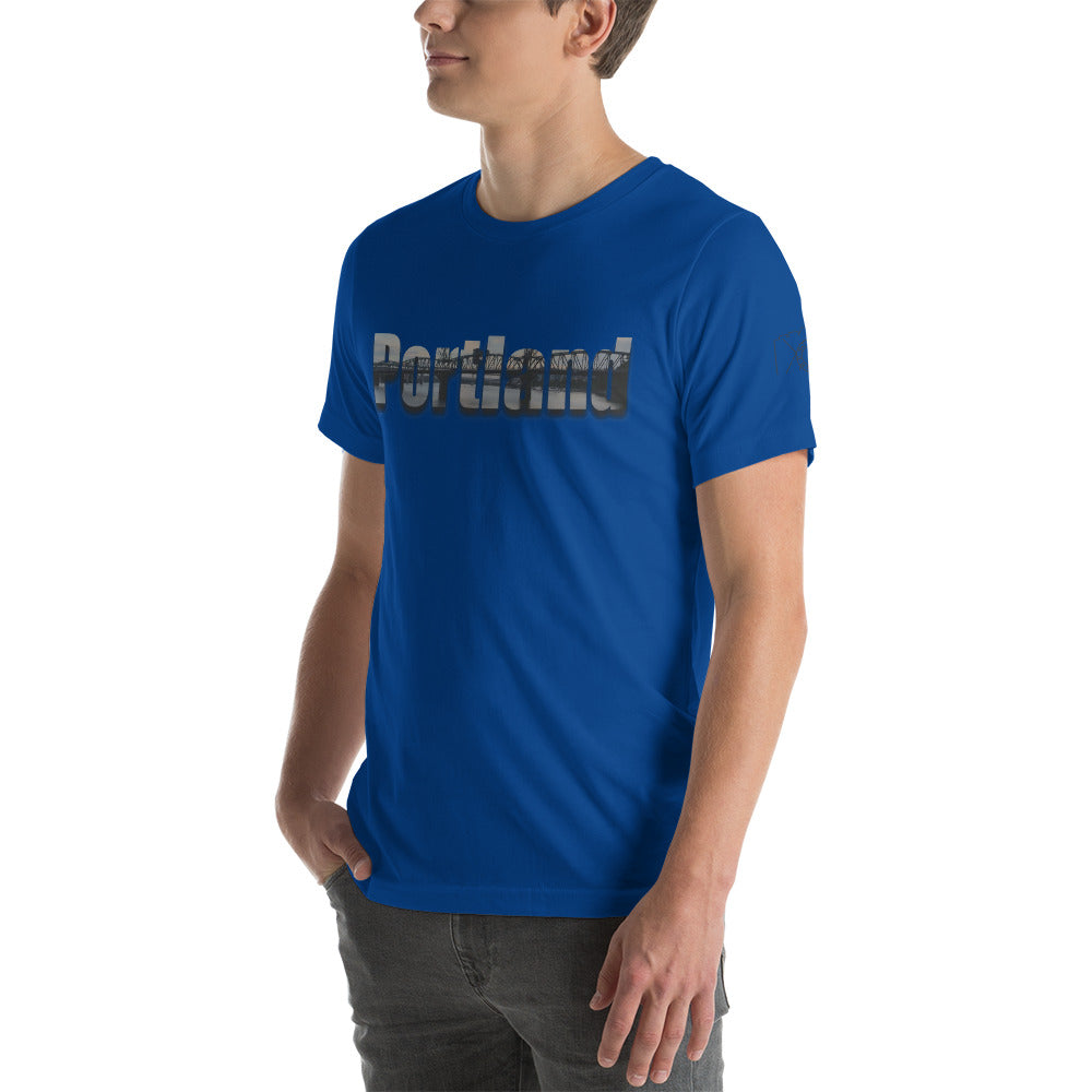 Portland Word Art Unisex t-shirt