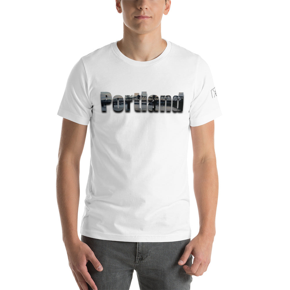 Portland Word Art Unisex t-shirt