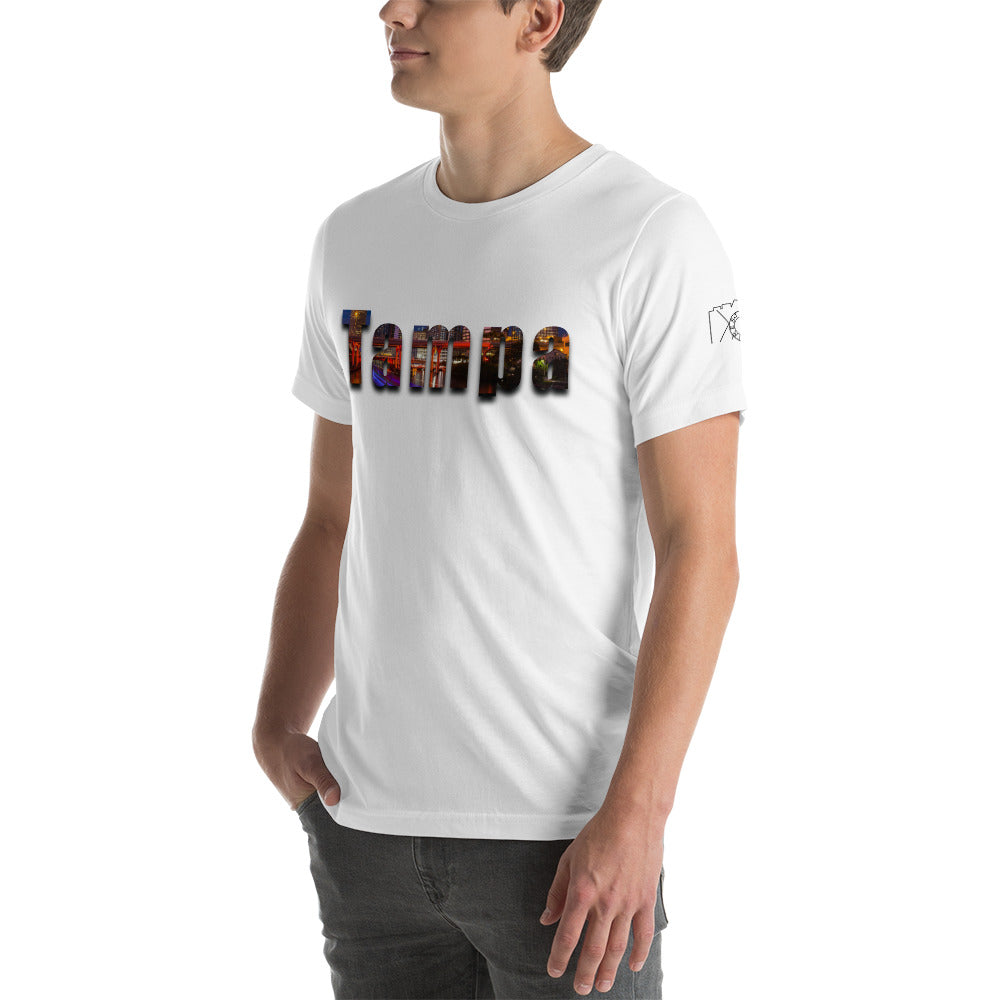 Tampa Word Art Unisex t-shirt