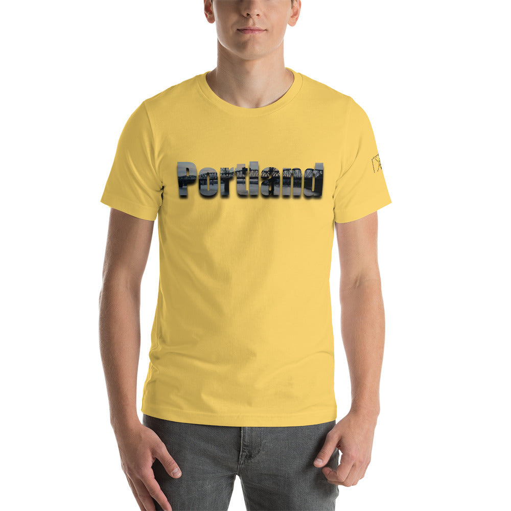 Portland Word Art Unisex t-shirt