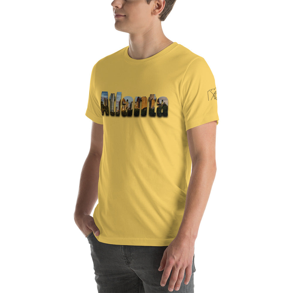 Atlanta Neighborhoods - Men's Word Art Long Sleeve T-Shirt Medium / Black