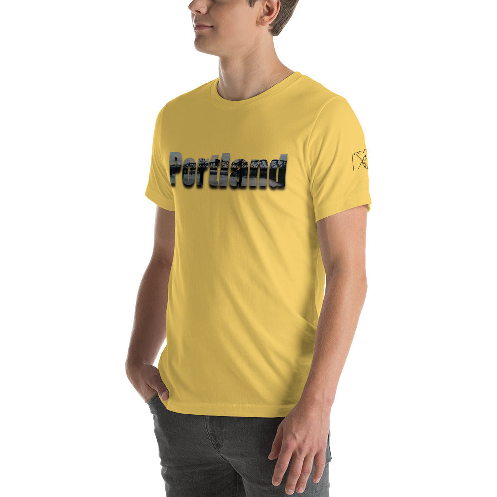 Portland Word Art Unisex t-shirt